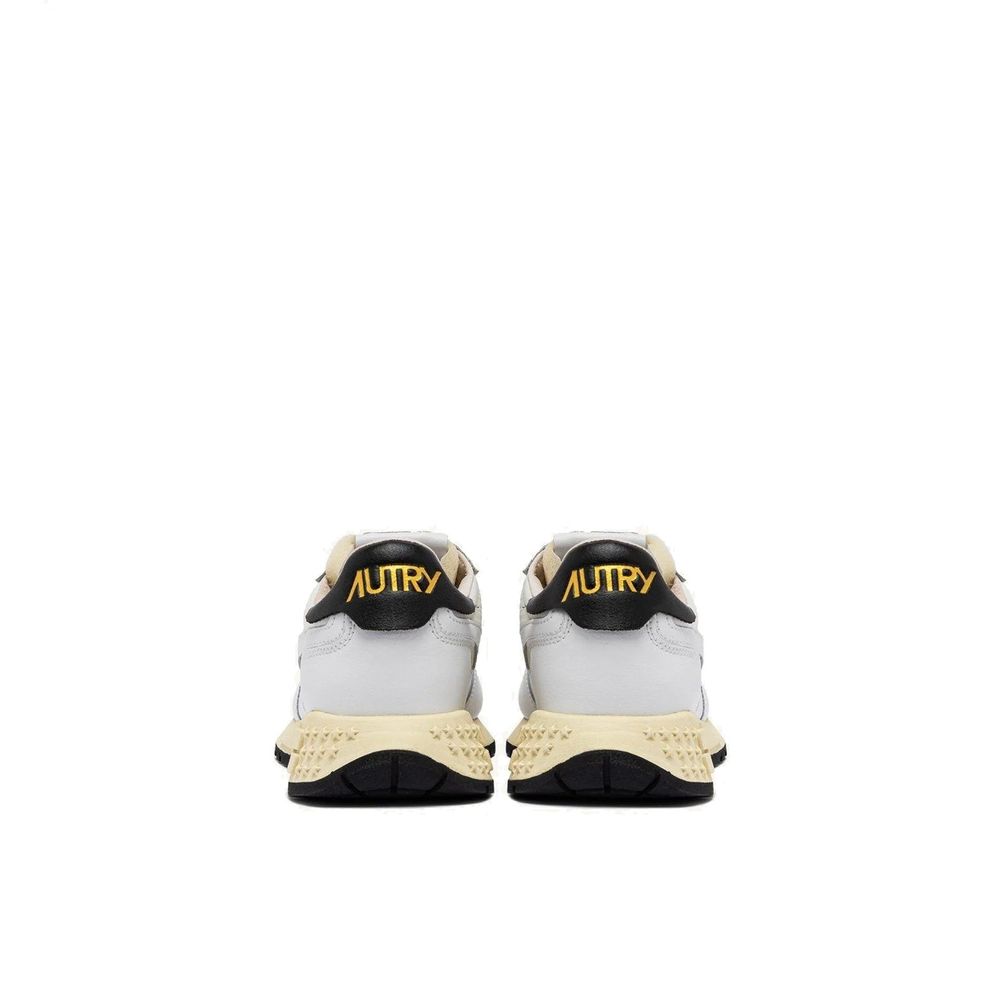 Autry White Fabric Low Top Sneakers - BrandFit 88