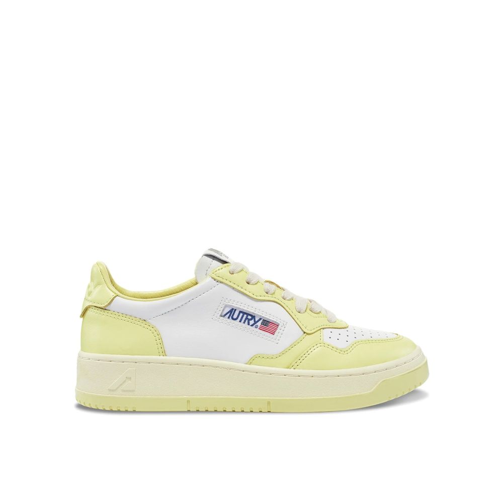 Autry White Leather Low Top Sneakers - BrandFit 88