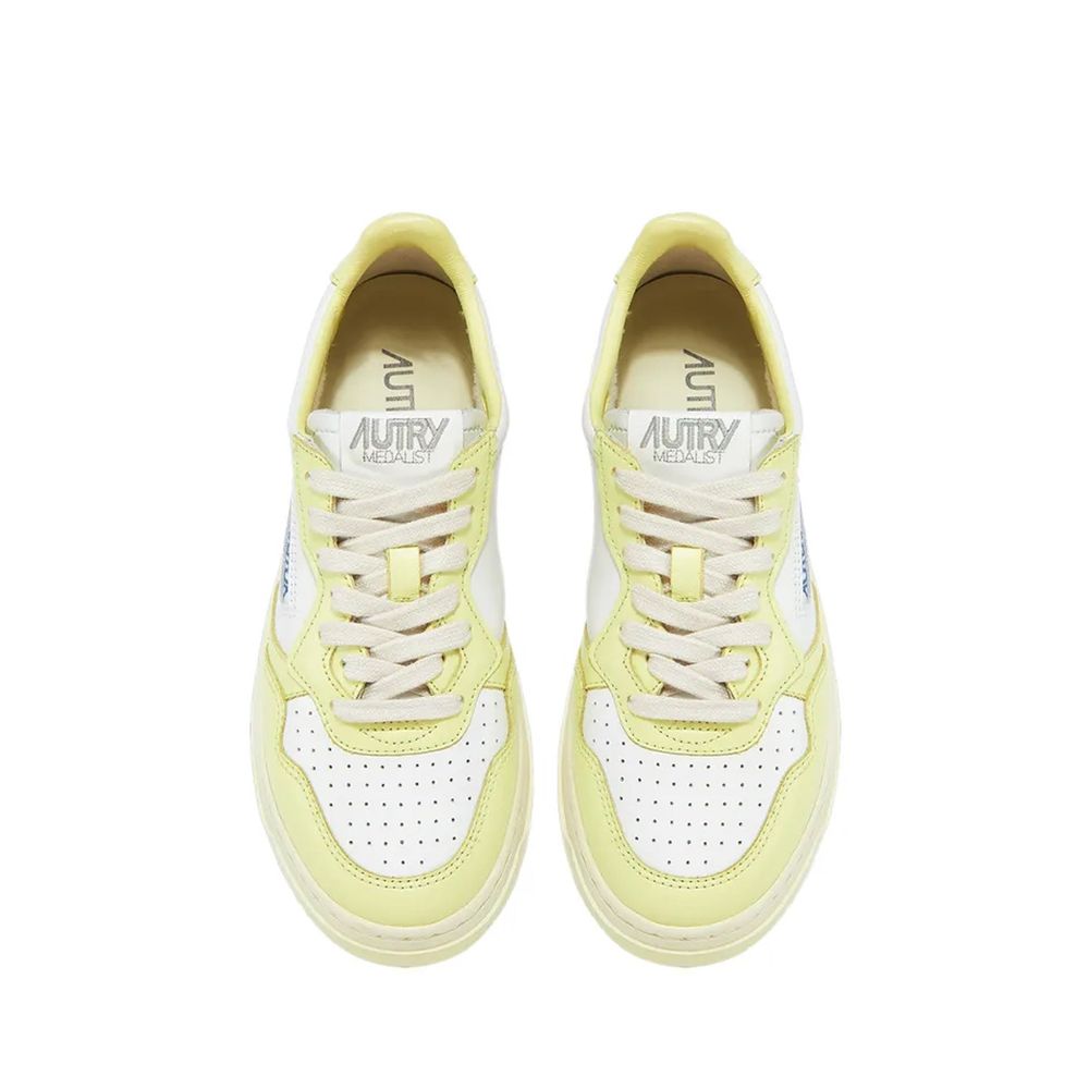 Autry White Leather Low Top Sneakers - BrandFit 88