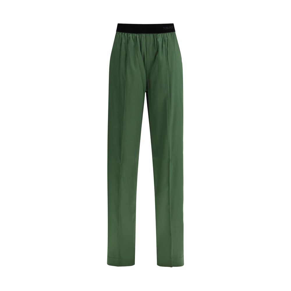 Tom Ford Bicolor Silk Casual Pants