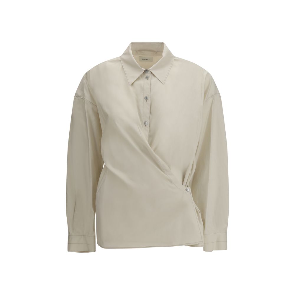 Lemaire Beige Cotton Dress Shirt
