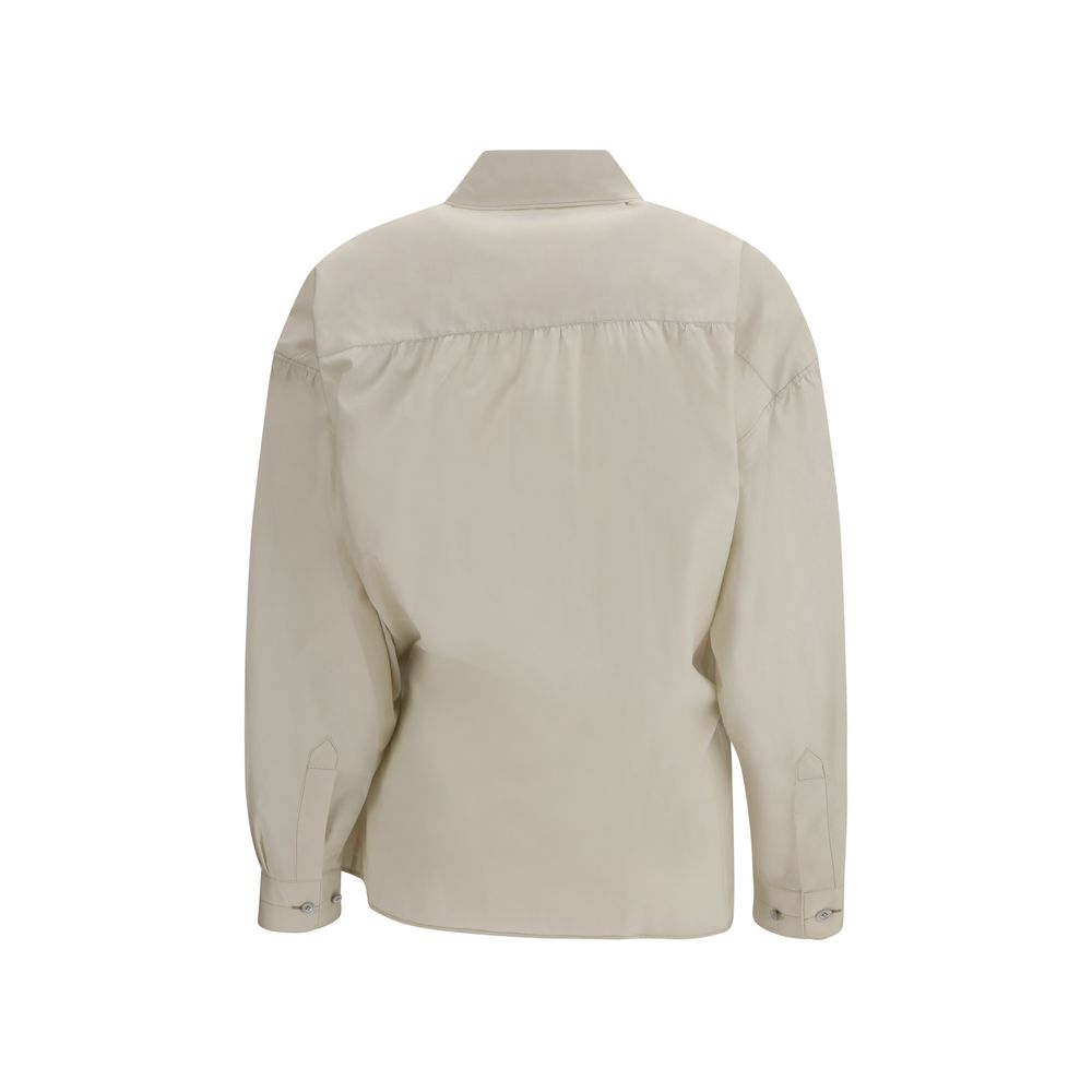 Lemaire Beige Cotton Dress Shirt