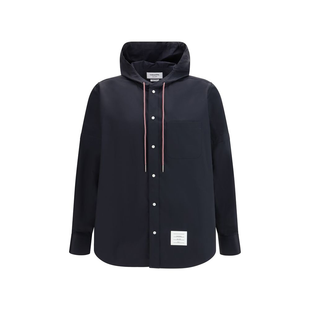 Thom Browne Black Polyamide Shell Jacket