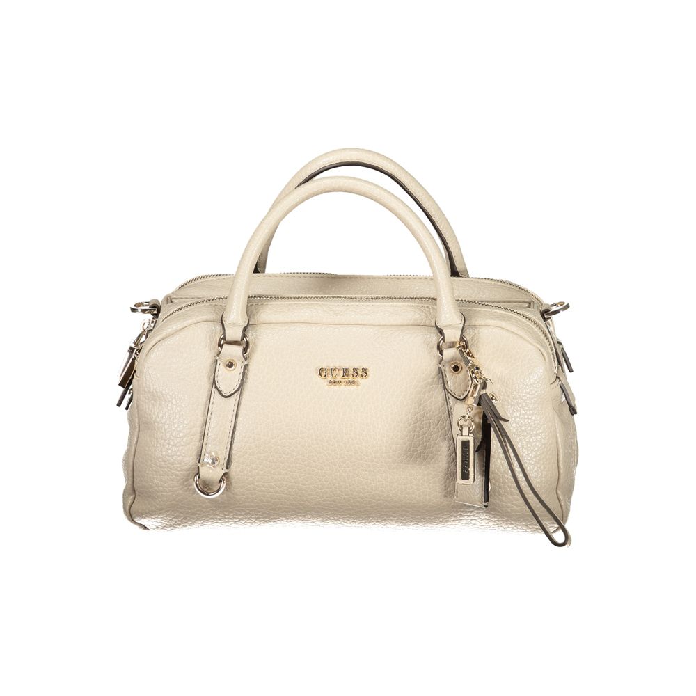 Guess Jeans Beige Polyurethane Women's Handbag
