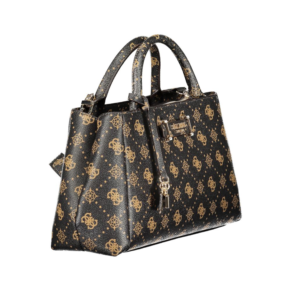 Guess Jeans Marrone Poliuretano Women Handbag