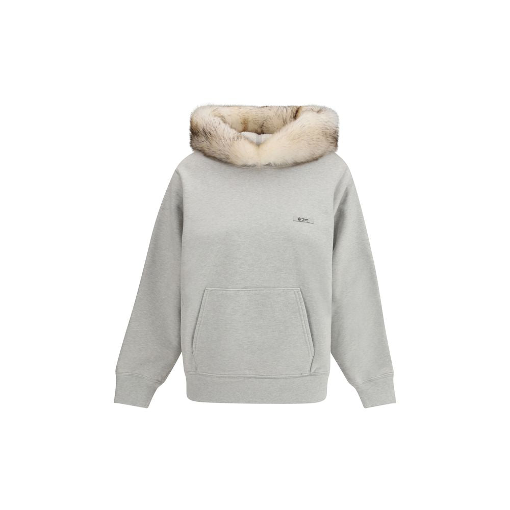 Prada Gray Cotton Sweatshirt