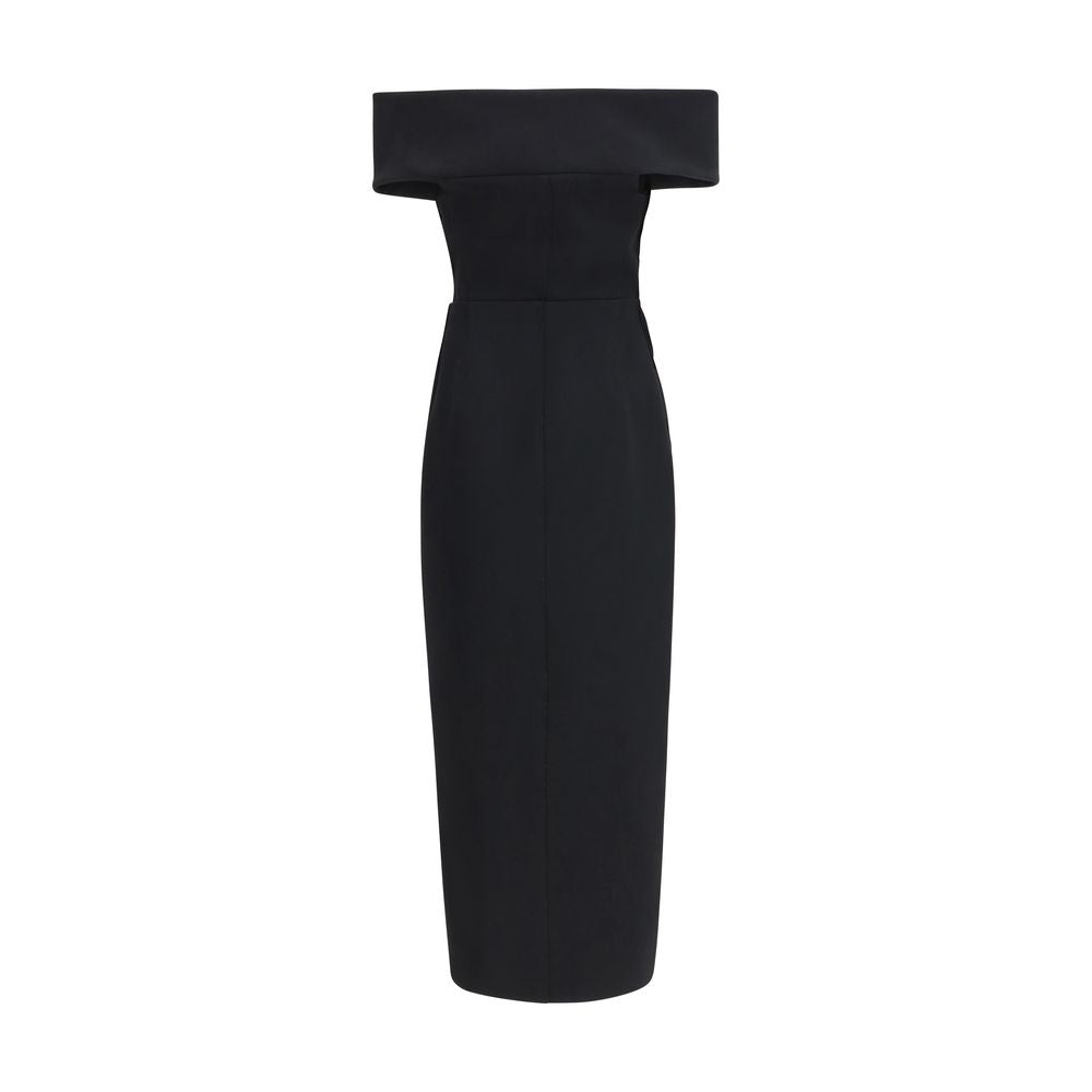 Khaite Black Polyester Cocktail Dress