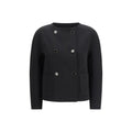 Max Mara Black Triacetate Coat