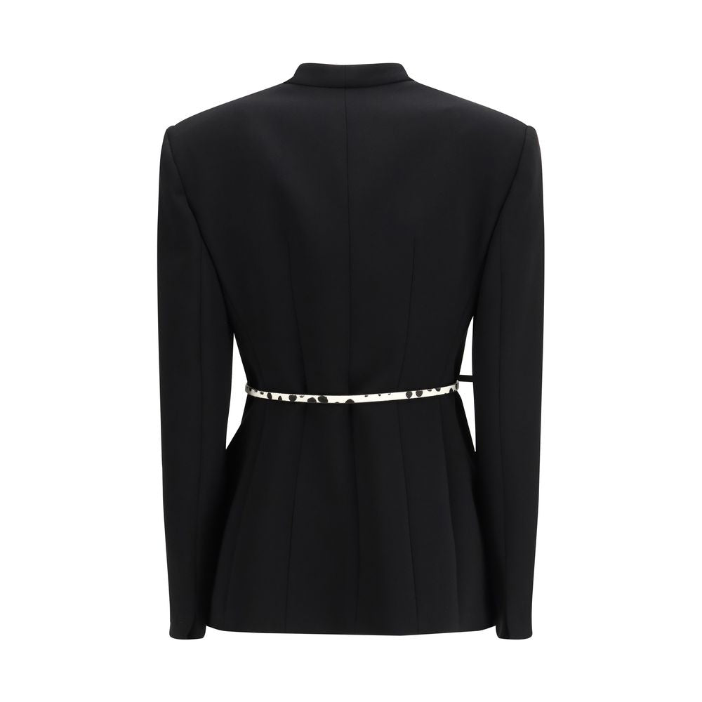 Max Mara Black Triacetate Coat