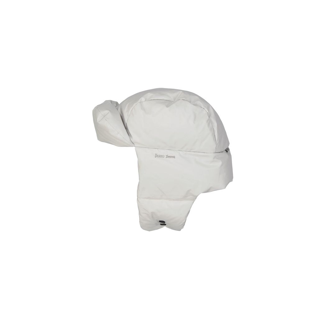 Herno White Polyester Fatcap Hat