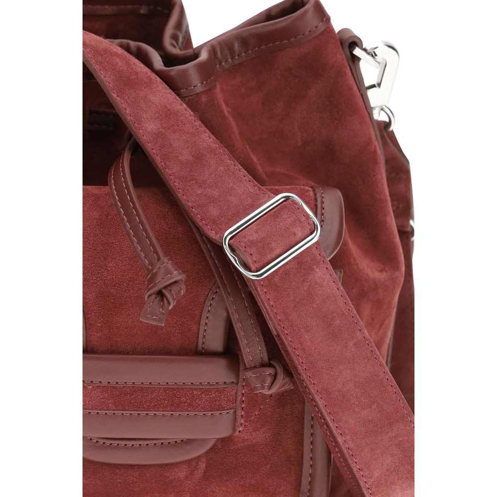 Pierre Hardy Bordeaux Calf Leather Bos Taurus Backet Bag