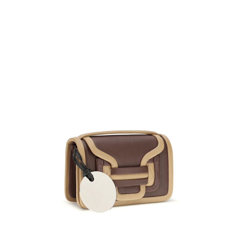 Pierre Hardy Brown Calf Leather Bos Taurus Shoulder Bag