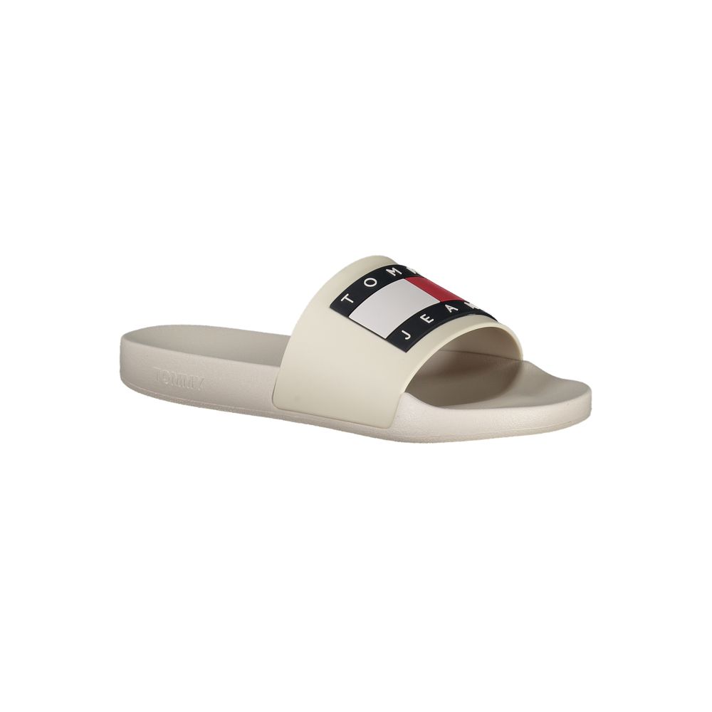 Tommy Hilfiger Beige Polyurethane Men's Slipper