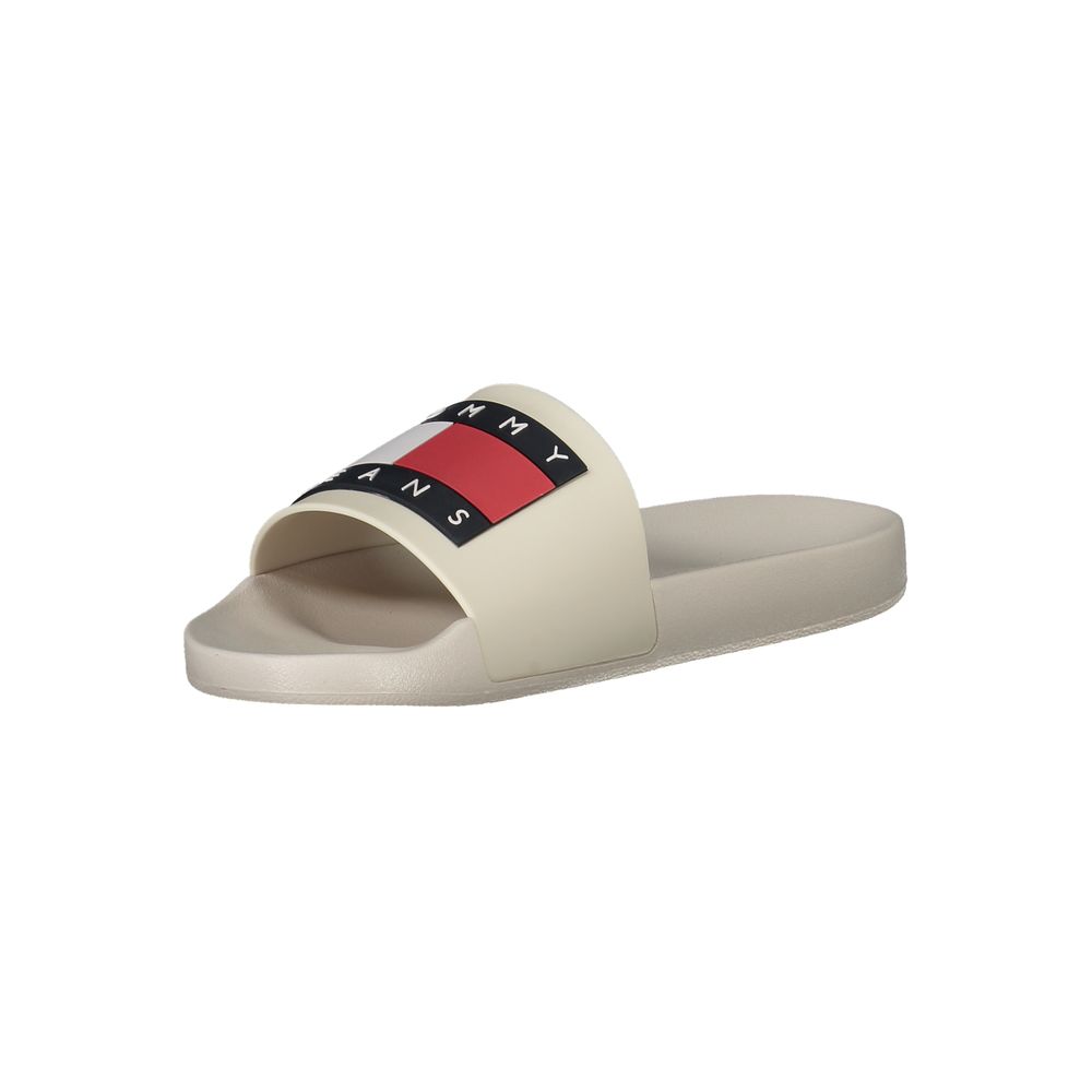 Tommy Hilfiger Beige Polyurethane Men's Slipper
