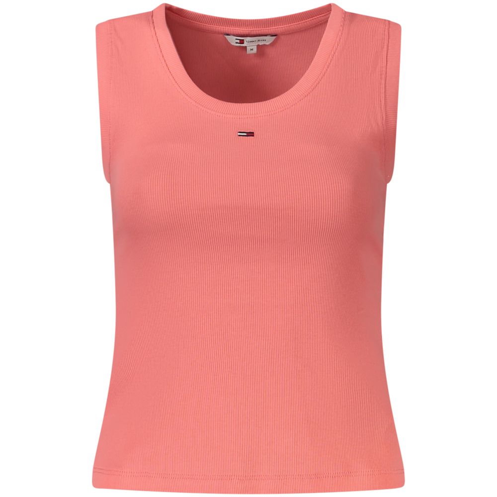 Tommy Hilfiger Pink Cotton Women's Tank Top