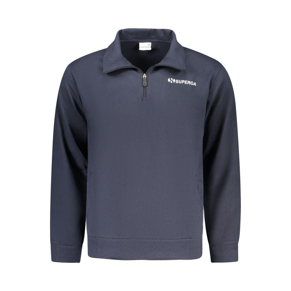 Superga Blue Cotton Mens Sweatshirt