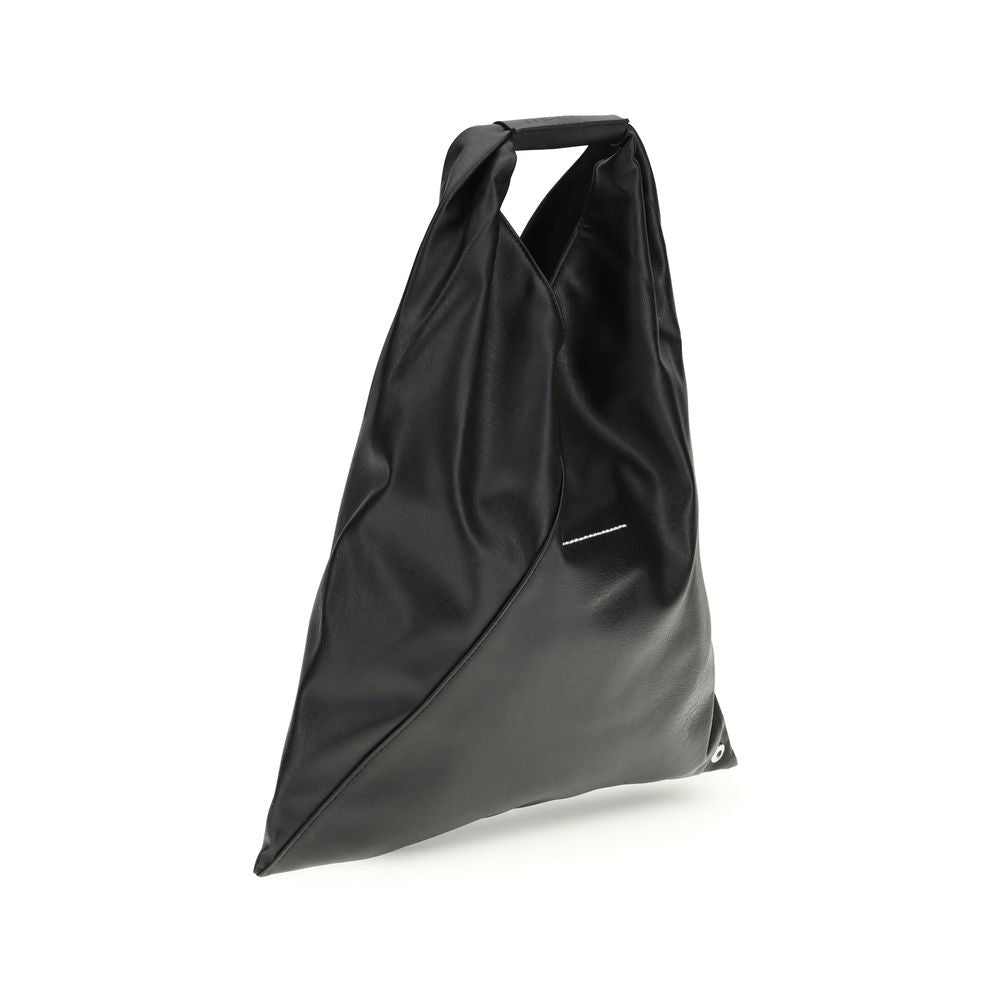 MM6 Black Polyethylene Handbag