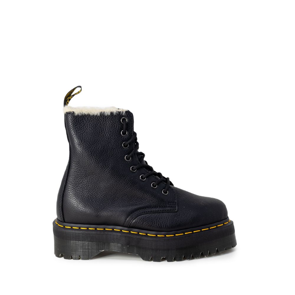 Dr. Martens Black Leather Lace-Up Boots
