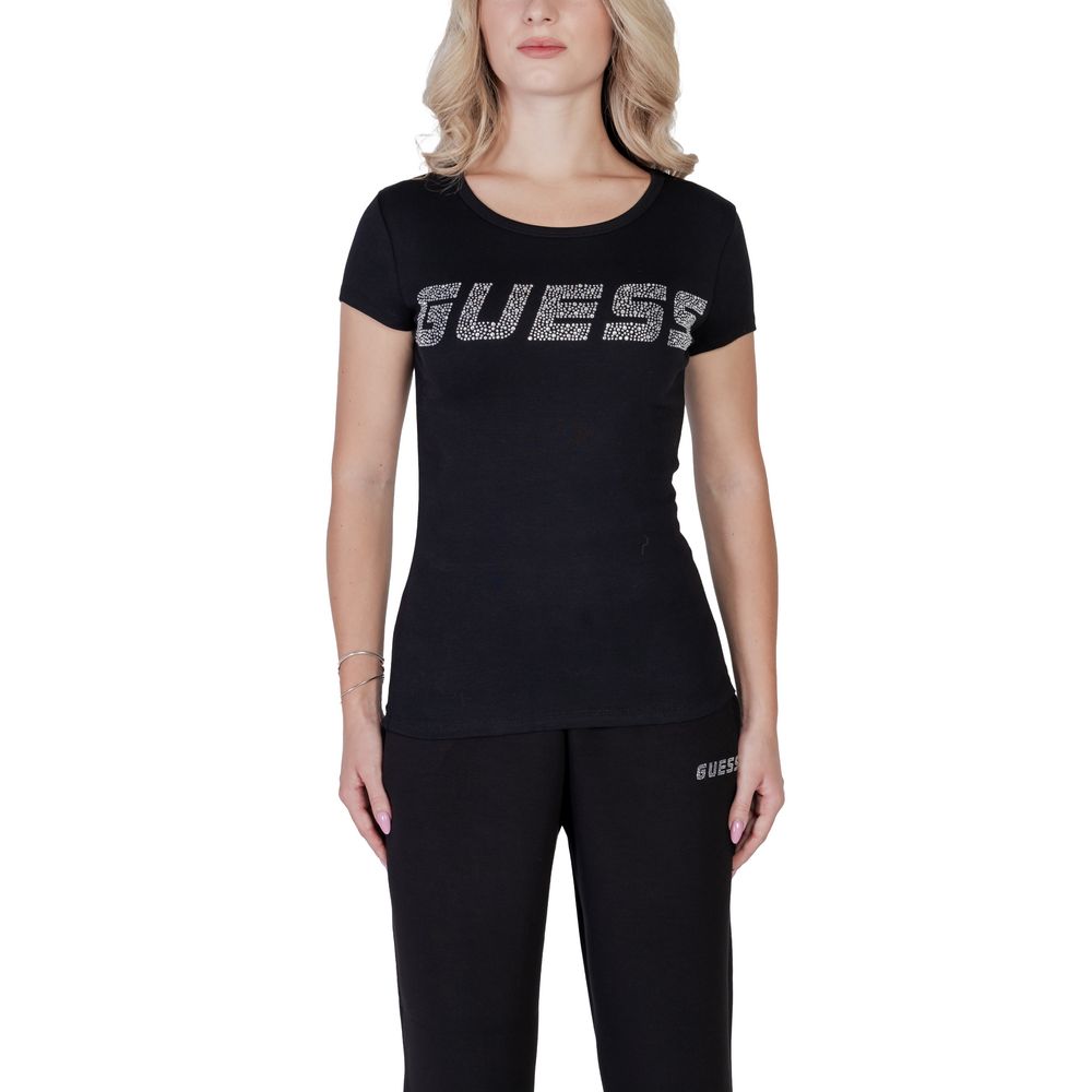 Guess Active Black Cotton T-Shirt