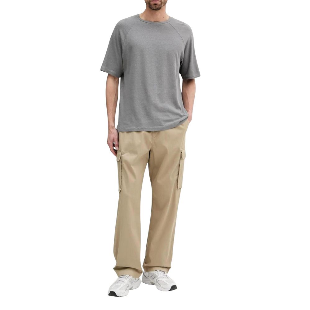 Calvin Klein Jeans Beige Cotton Cargo Pants