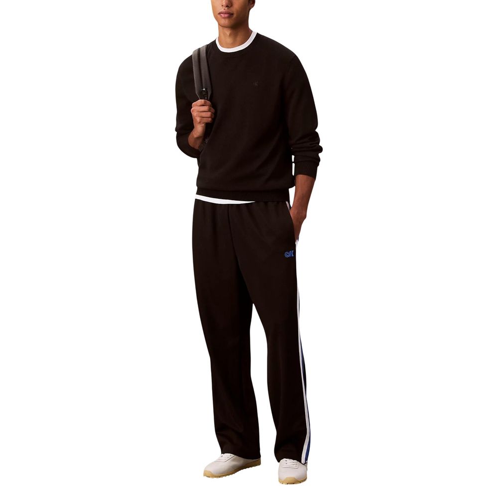 Calvin Klein Jeans Black Polyester Joggers (Workout Pants)