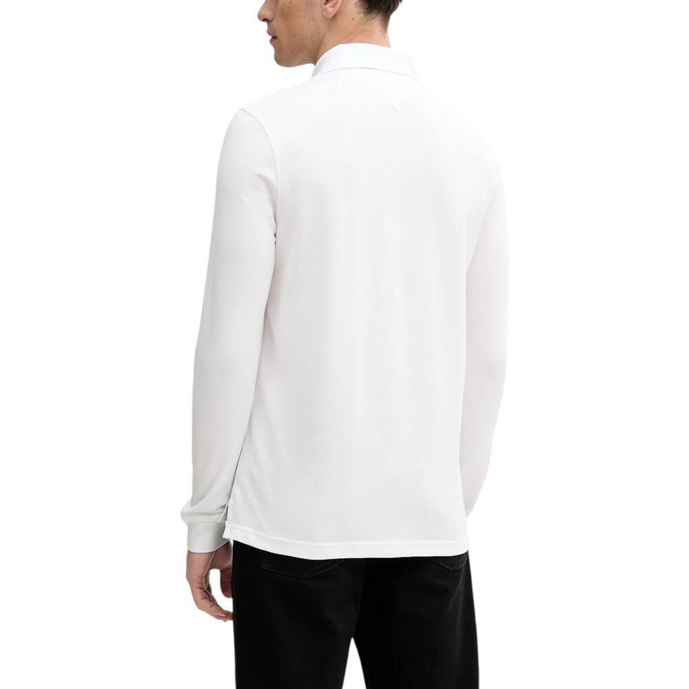 Tommy Hilfiger White Organic Cotton Long Sleeve T-Shirt