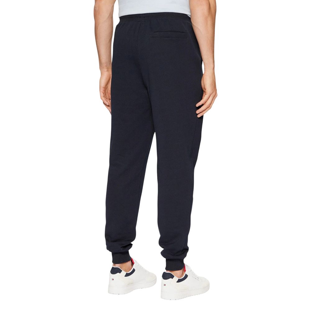 Tommy Hilfiger Blue Cotton Joggers (Workout Pants)