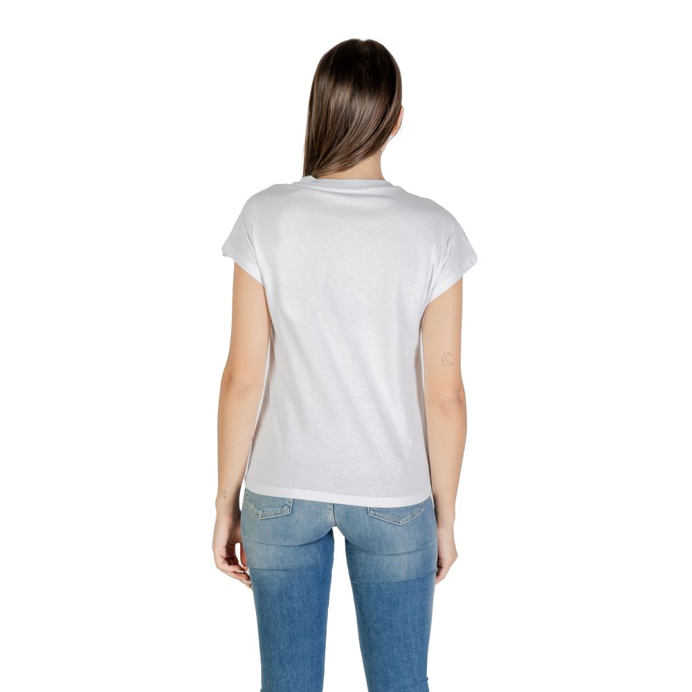 Guess White Cotton T-Shirt