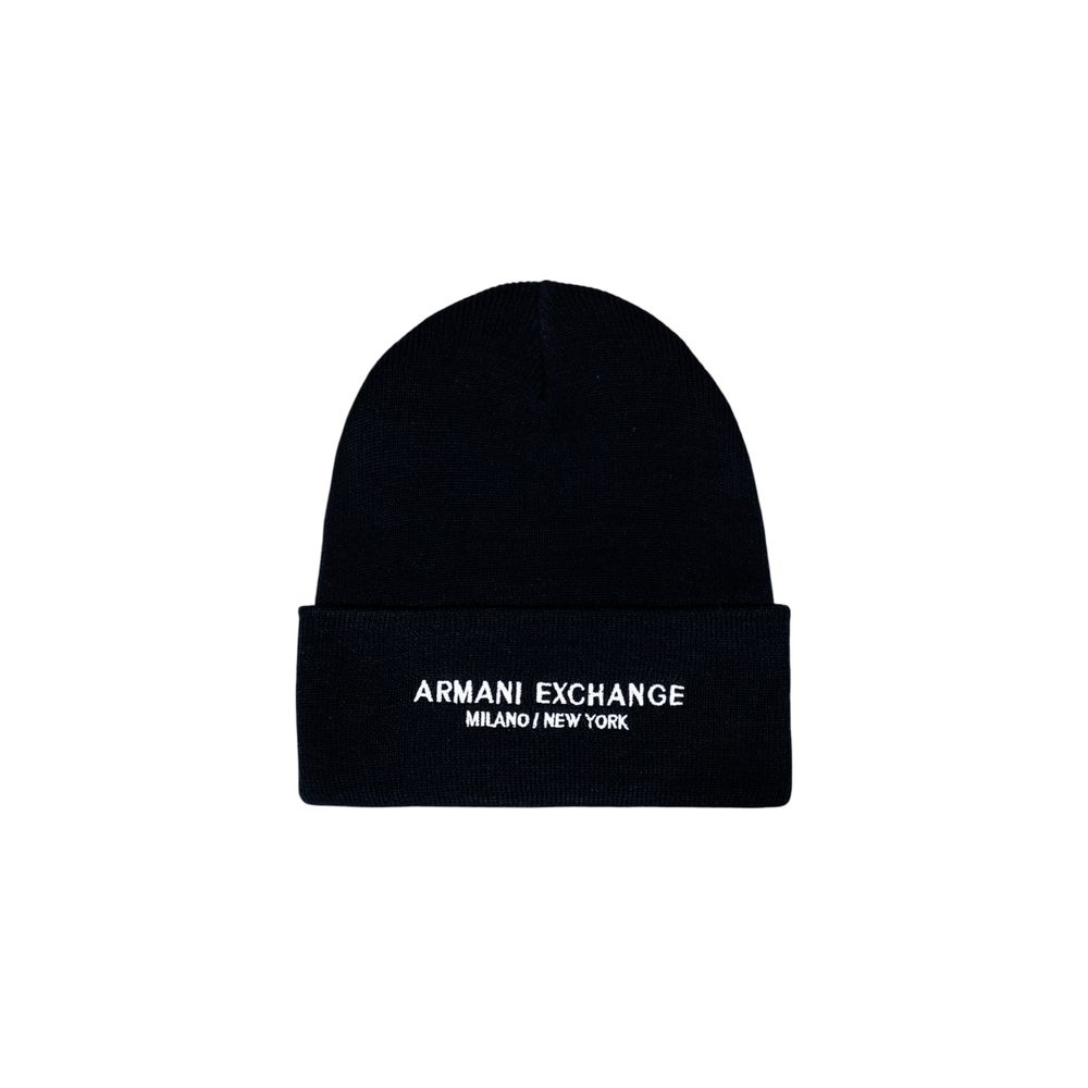 Armani Exchange Blue Polyester Cap (Baseball Hat)