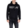 Replay Black Cotton Hoodie