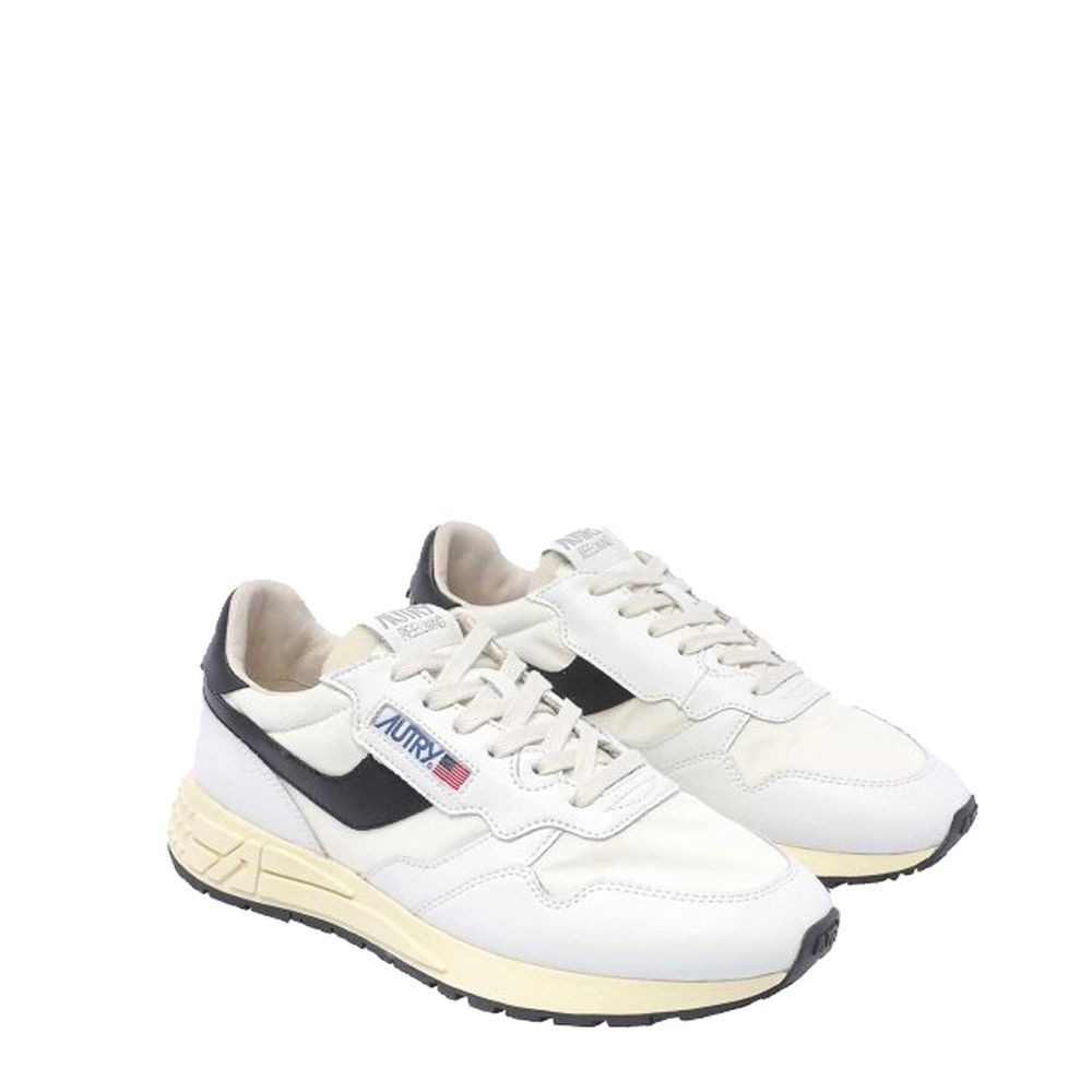 Autry White Leather Low Top Sneakers