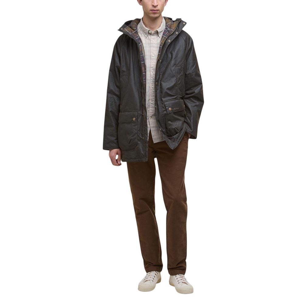 Barbour Green Cotton Parka