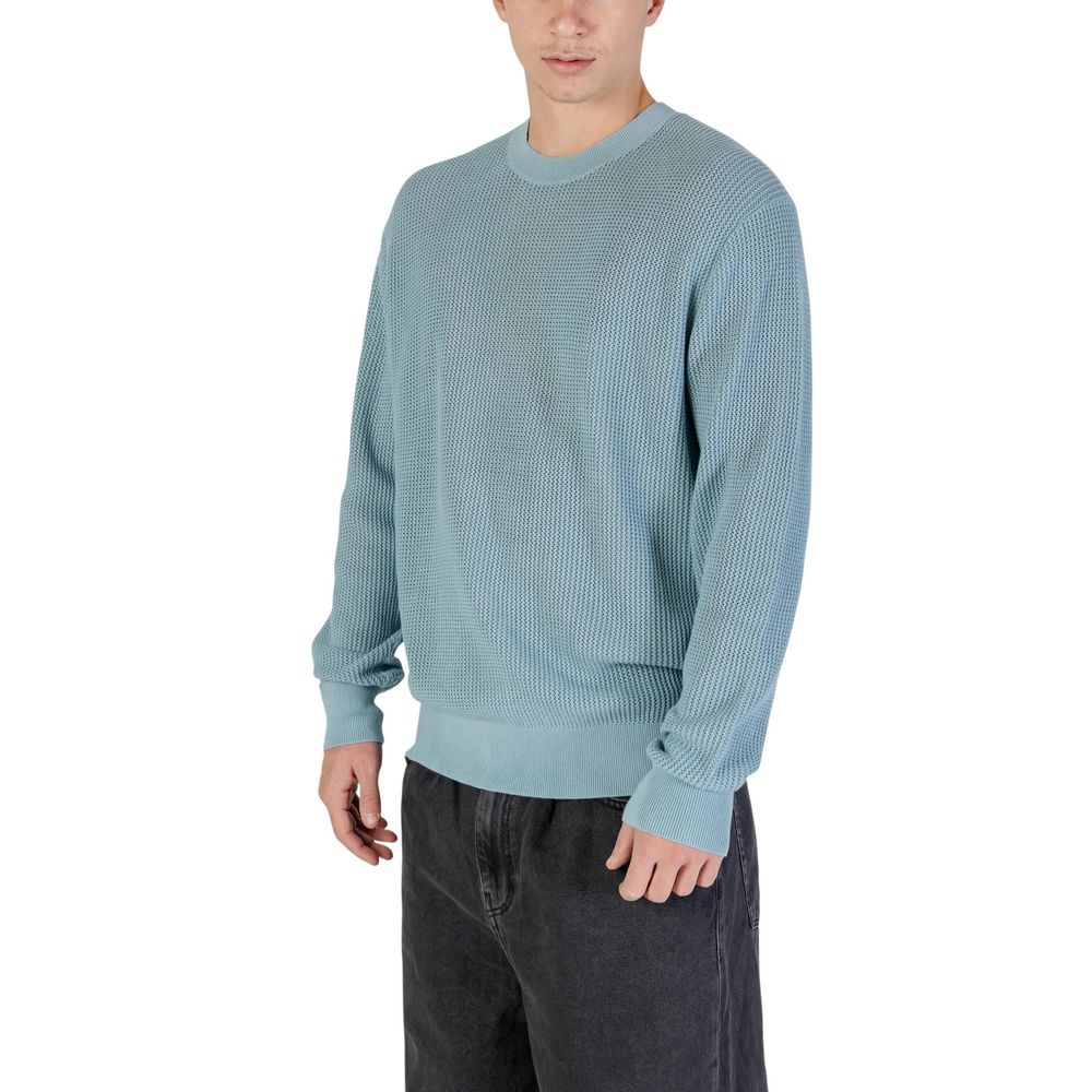 Calvin Klein Jeans Blue Cotton Sweatshirt