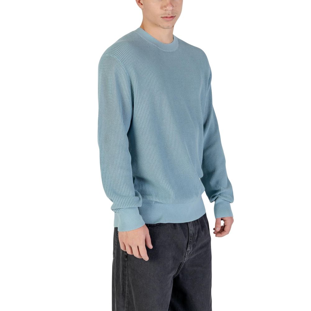 Calvin Klein Jeans Blue Cotton Sweatshirt