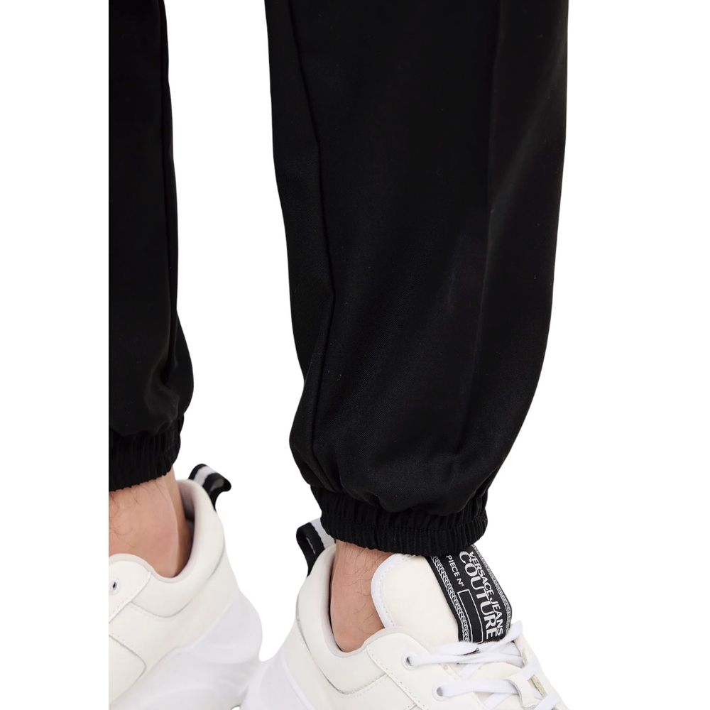 Armani Exchange Black Polyester Casual Pants