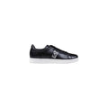 EA7 Emporio Armani Black And White Leather Sneakers