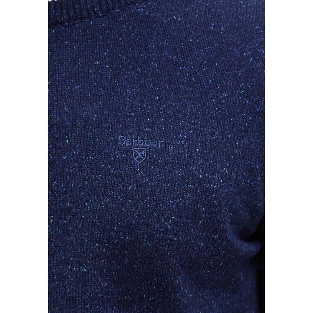 Barbour Blue Wool Sweatshirt