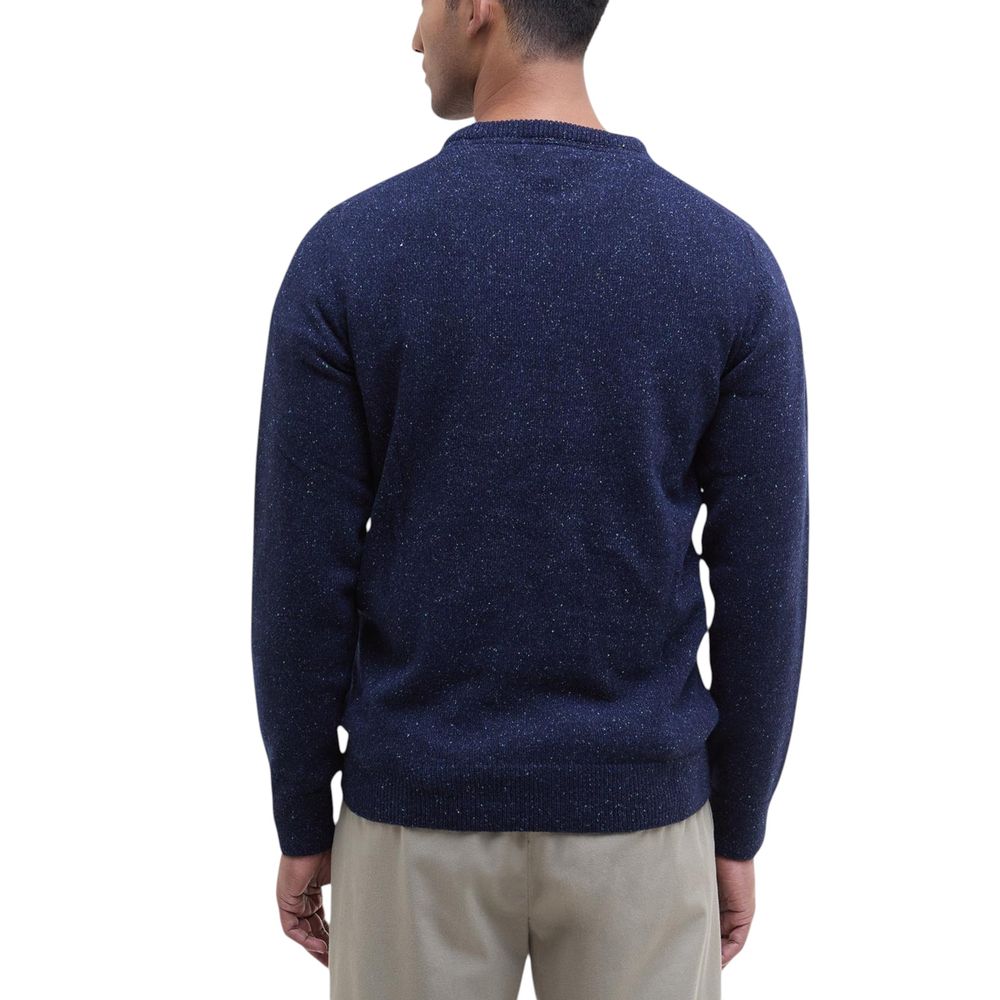 Barbour Blue Wool Sweatshirt