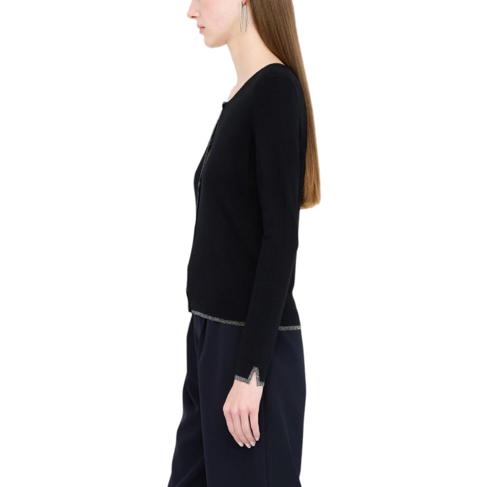 Liu Jo Black Textile Cardigan