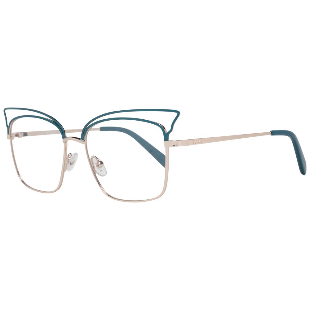 Emilio Pucci Turquoise Metal Glasses (Frames)