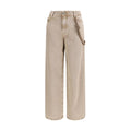PINKO Beige Cotton Relaxed Fit Jeans
