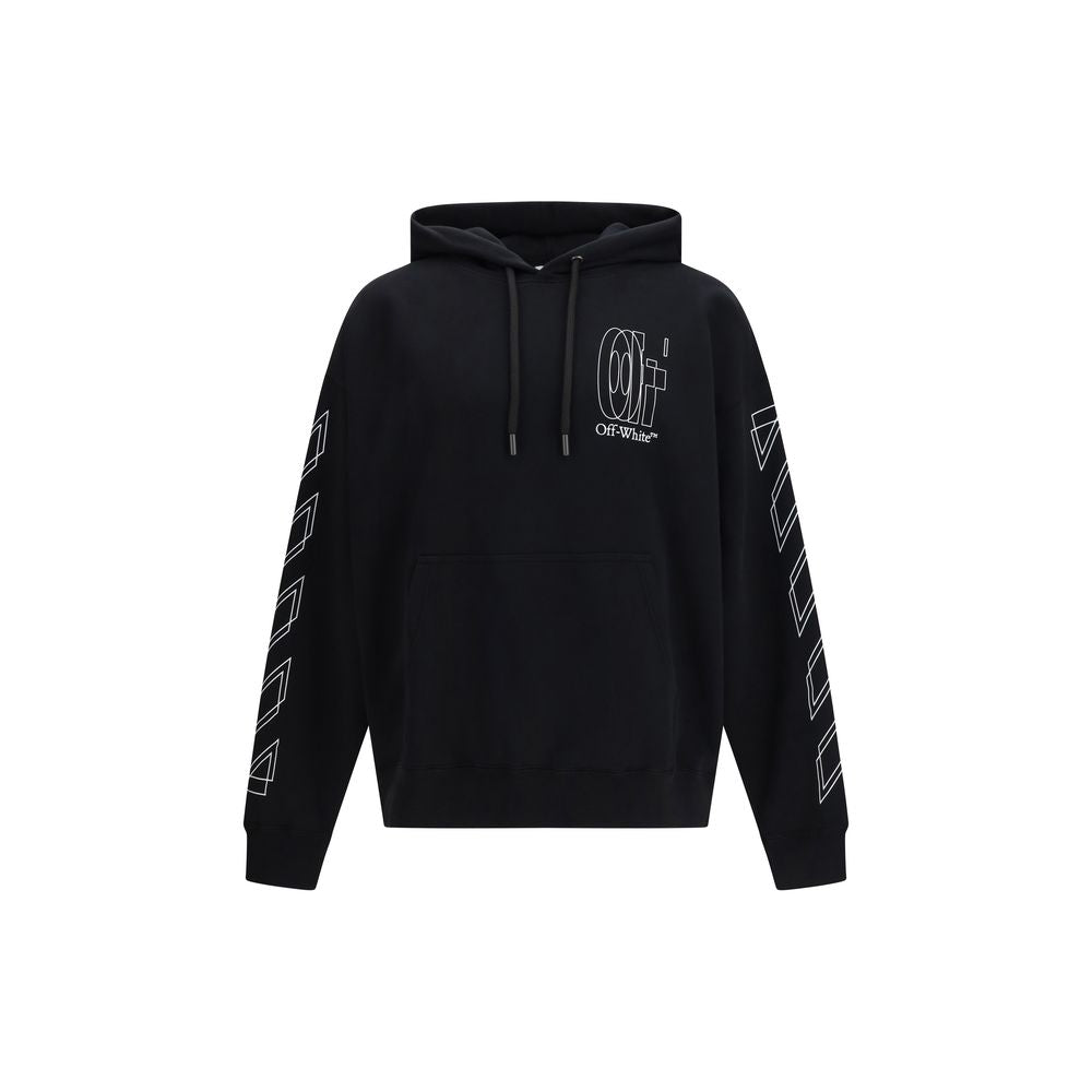 Off-White Black Cotton Sweatshirt