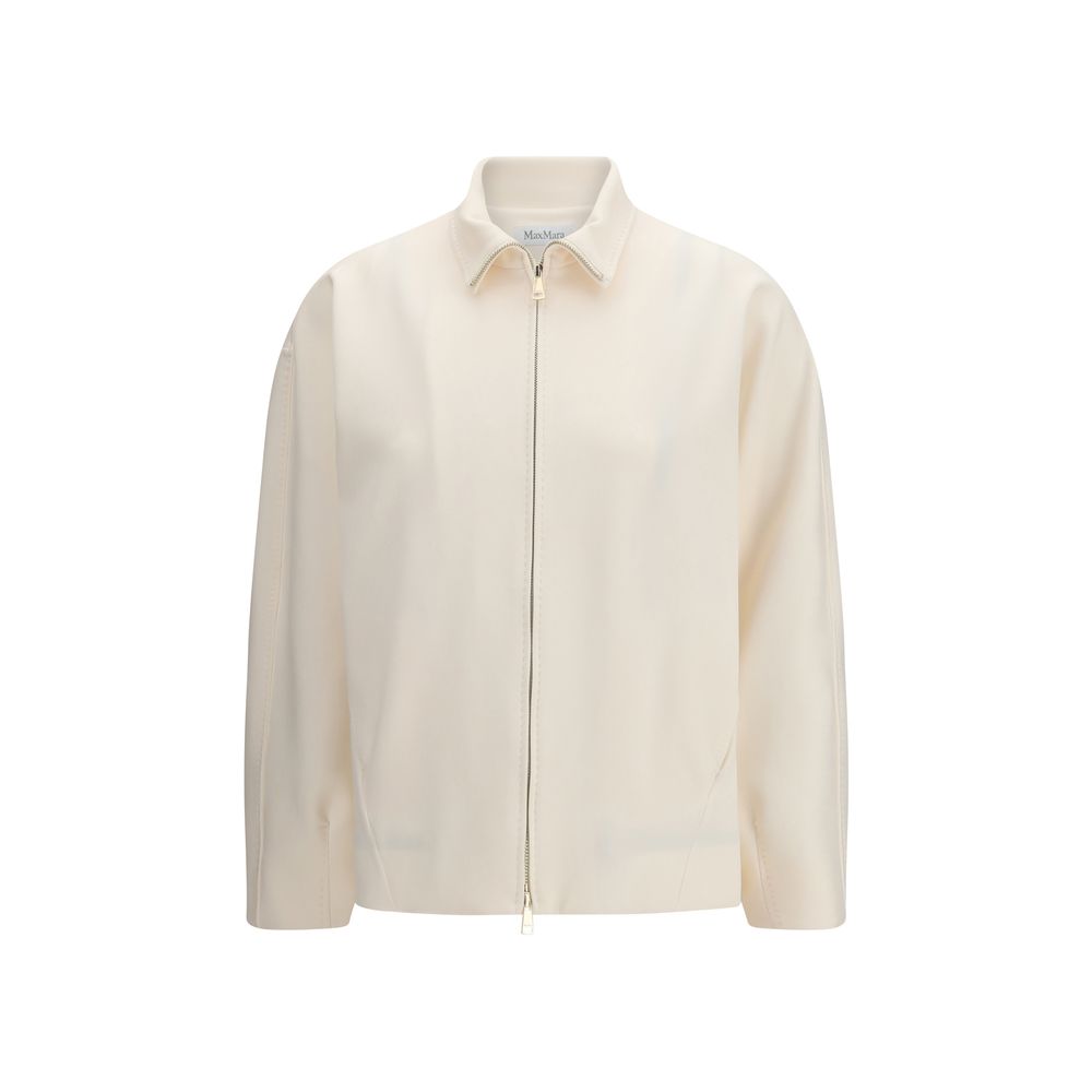 Max Mara Pure Beige Polyamide Shell Jacket