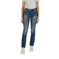 Armani Exchange Blue Cotton Skinny Jeans