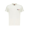 Tommy Hilfiger White Cotton Men T-Shirt