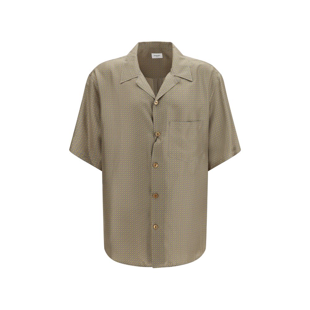 Saint Laurent Multicolor Silk Pattern Shirt