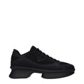 Prada Black Fabric Low Top Sneakers