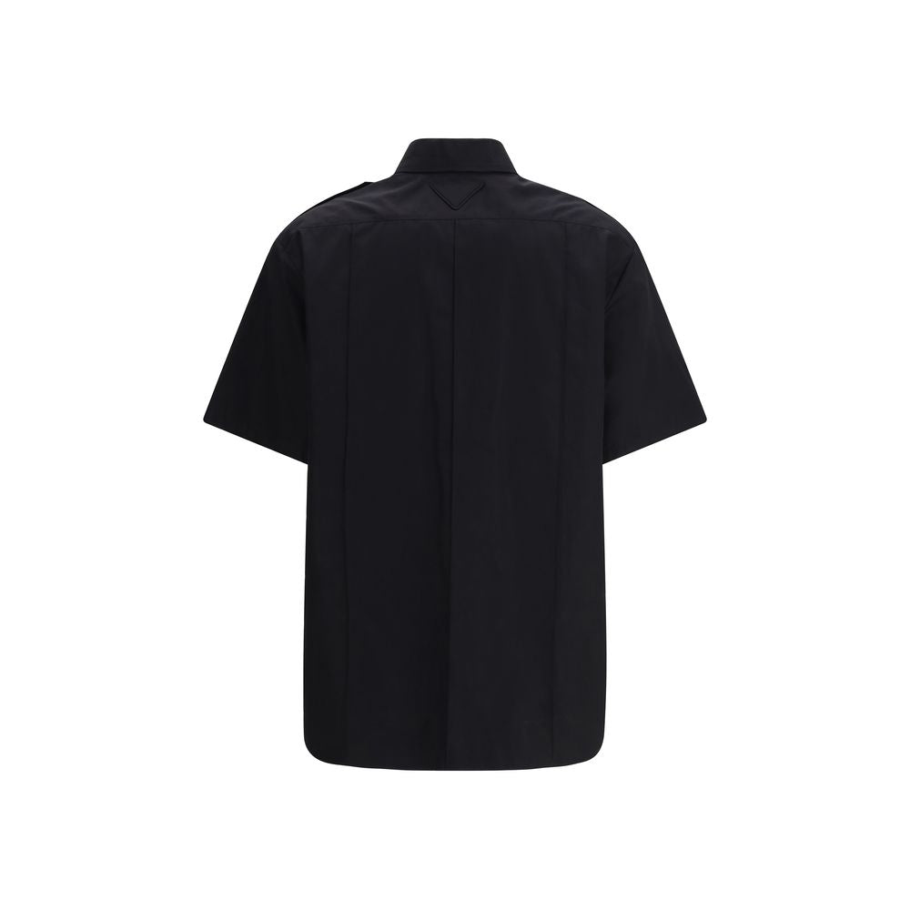 Prada Black Cotton Shortsleeve Shirt