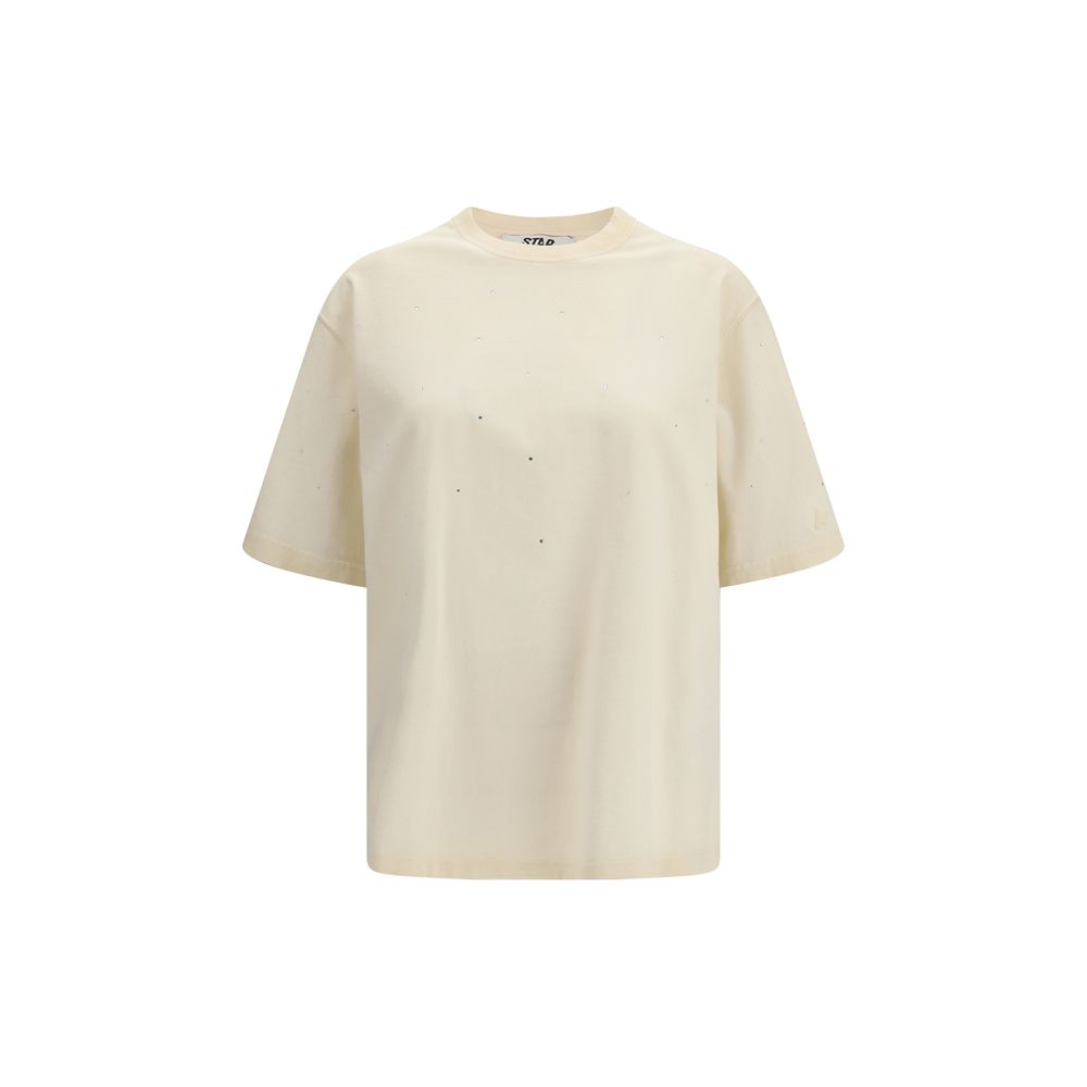 Golden Goose Beige Cotton T-Shirt