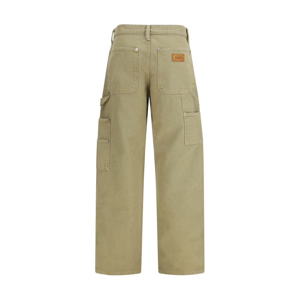Alexander Wang Bicolor Cotton Cargo Pants